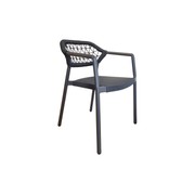 Sarah Outdoor Dining Chair - Charcoal gallery detail image
