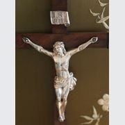 Antique Crucifix C.1860 with Five Inset Reliquaries Containing Relics gallery detail image