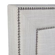 Deco Studded Queen Headboard - Natural gallery detail image