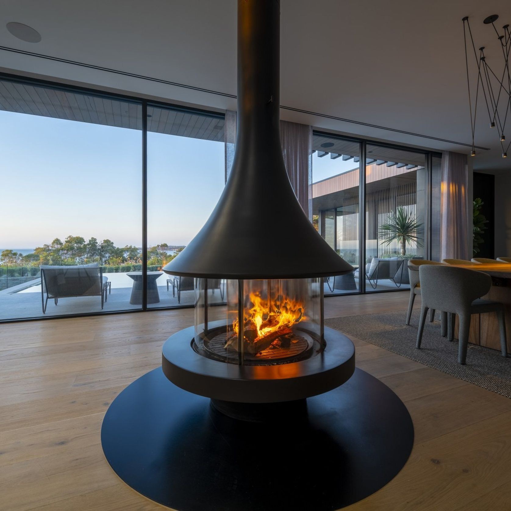 Jc Bordelet Eva 992 Suspended Fireplace gallery detail image