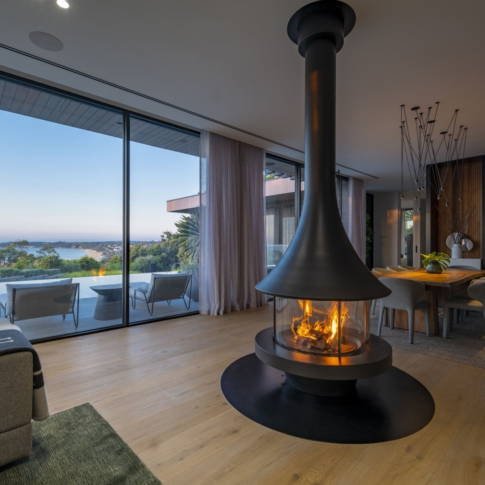 Jc Bordelet Eva 992 Suspended Fireplace gallery detail image