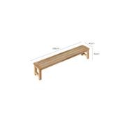 Harmony Outdoor Teak Bench 230x 40x 45cm gallery detail image