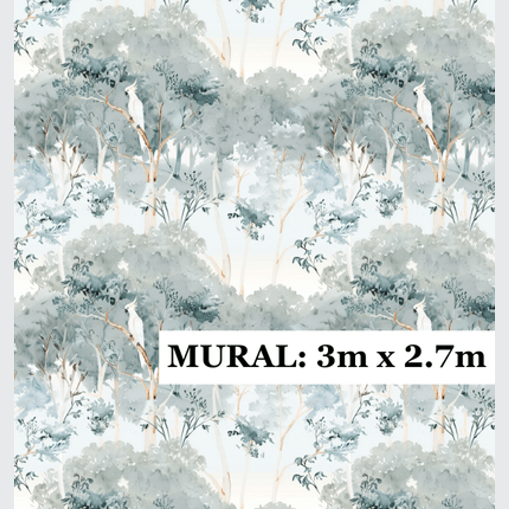 HEY POPPIT Wallpaper Pattern No - COCKATOO gallery detail image