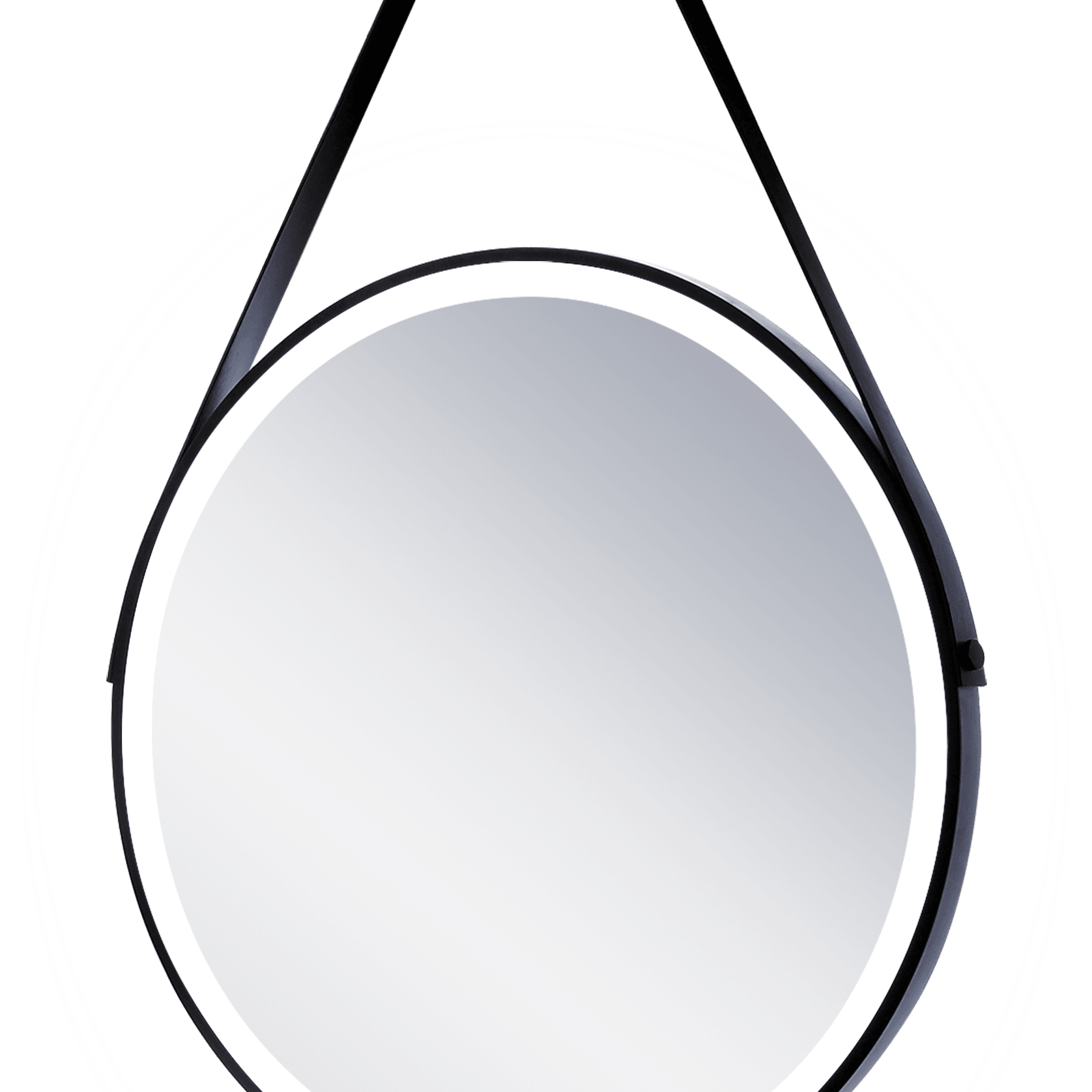 LED Decorative Round Strap Mirror with Demister gallery detail image