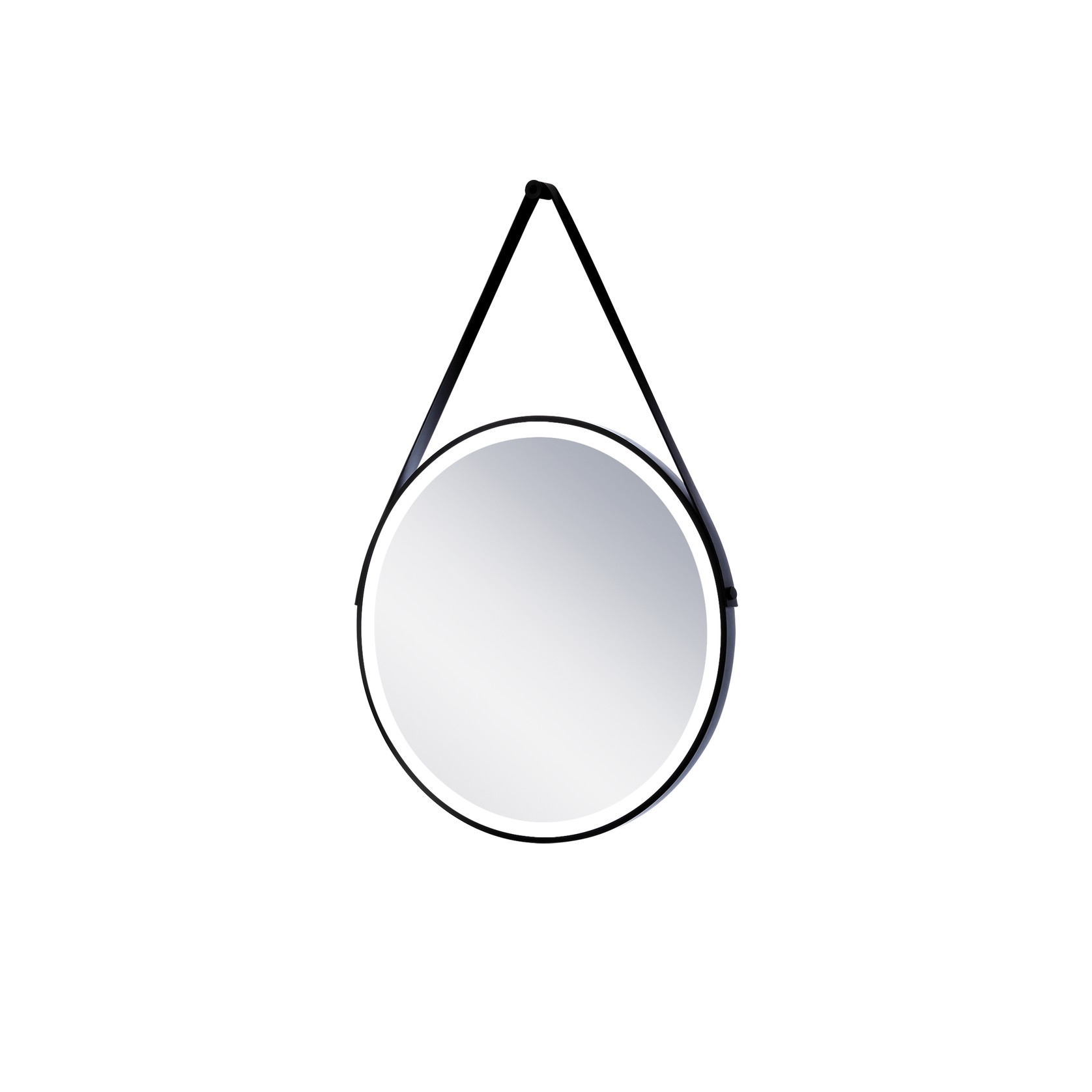 LED Decorative Round Strap Mirror with Demister gallery detail image