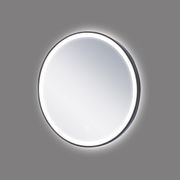 Granada LED Black Aluminium Framed Mirror with Demister gallery detail image