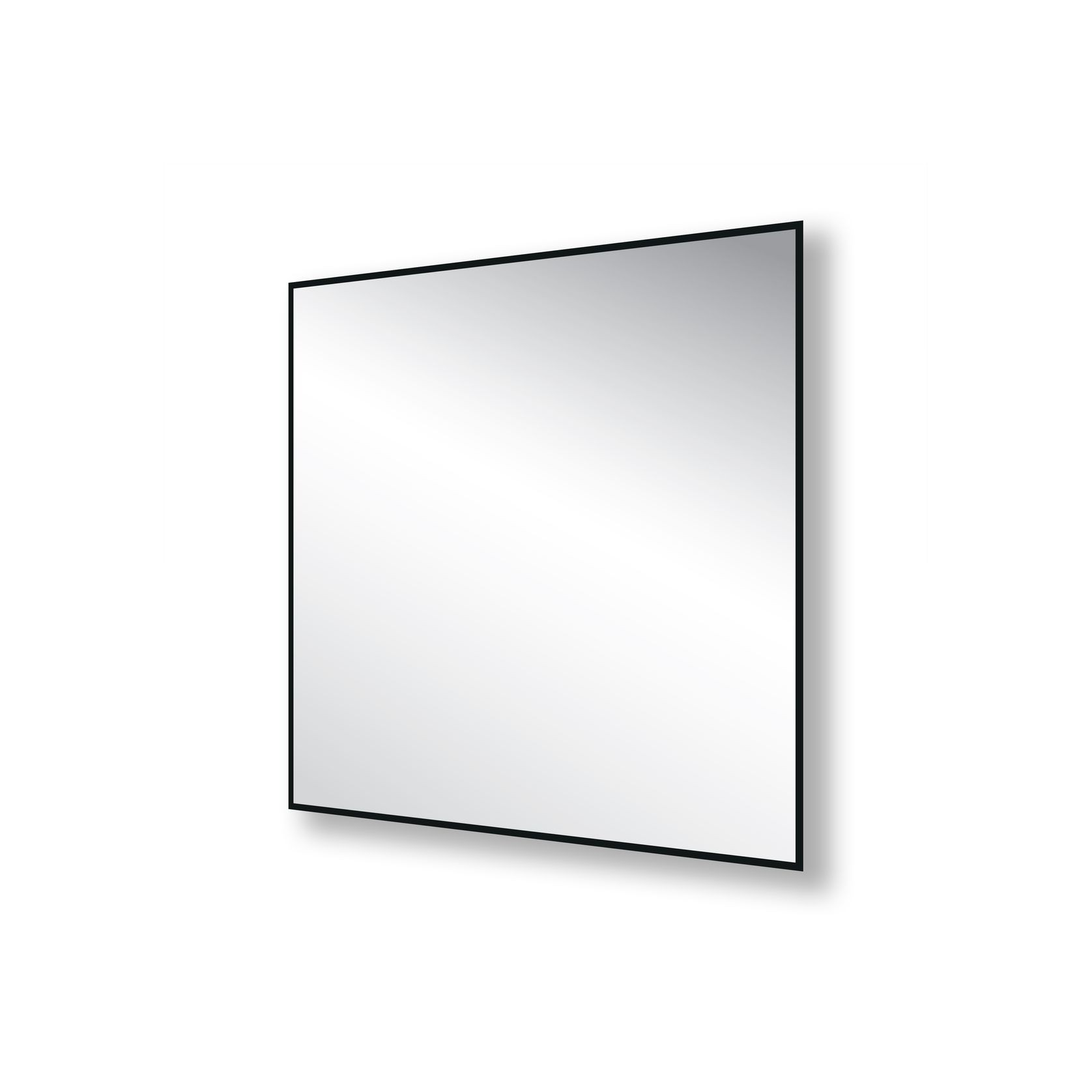 Nero Rectangle Mirror with Hidden Fittings gallery detail image