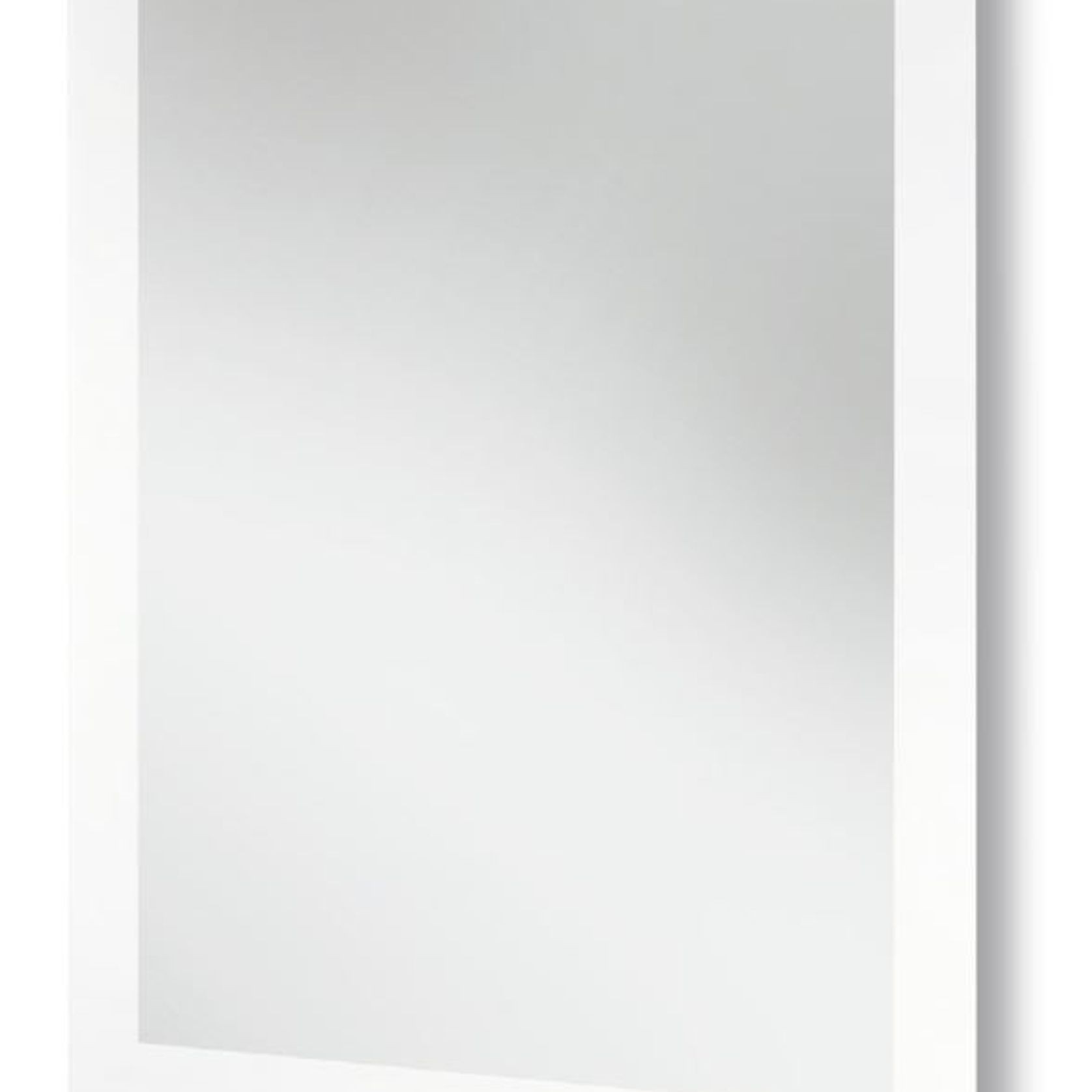 50mm Sandblast Frost Edge Mirror with Hidden Fittings gallery detail image