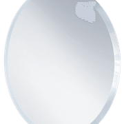 20mm Bevel Edge Oval Mirror with Hidden Fittings gallery detail image