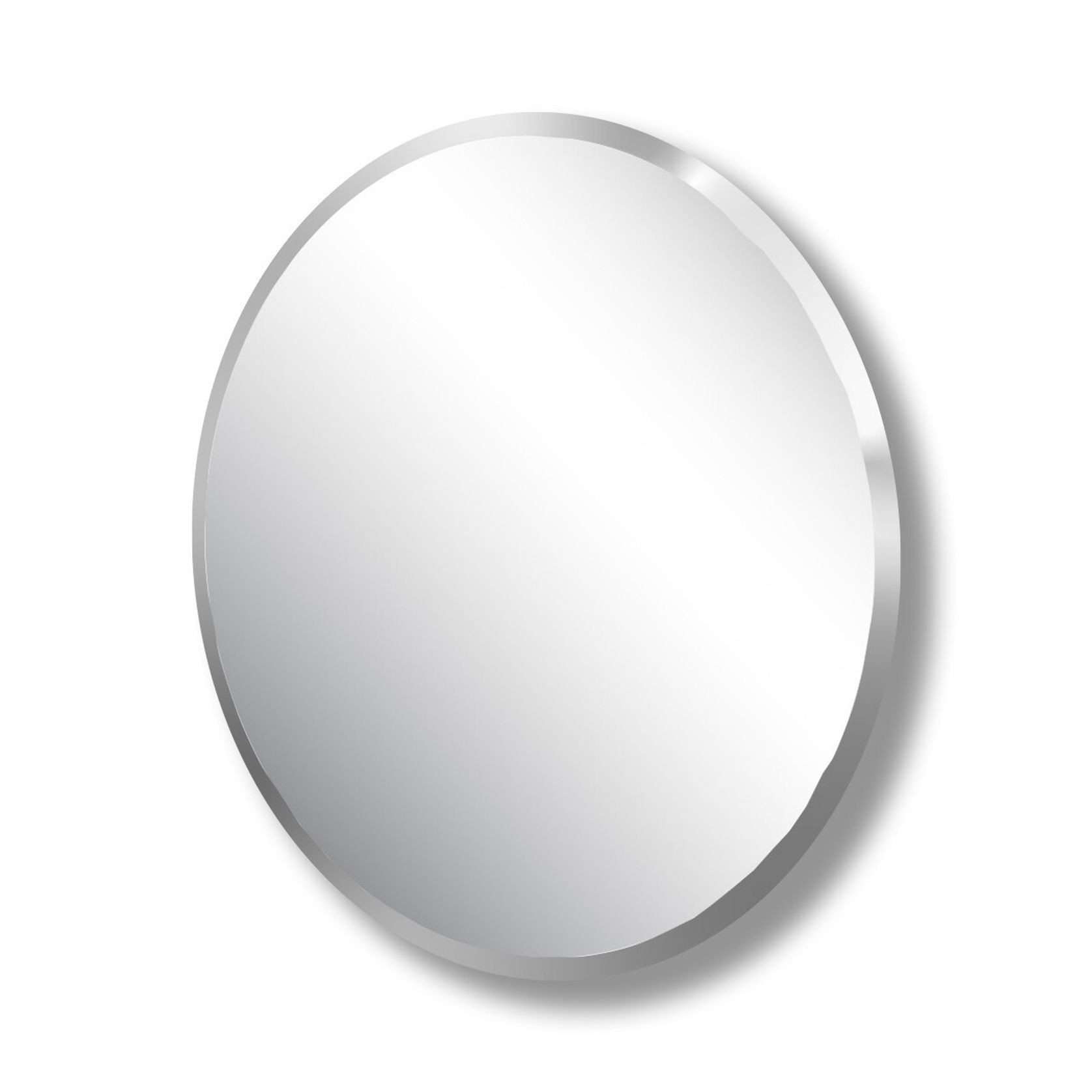 20mm Bevel Edge Round Mirror with Hidden Fittings gallery detail image