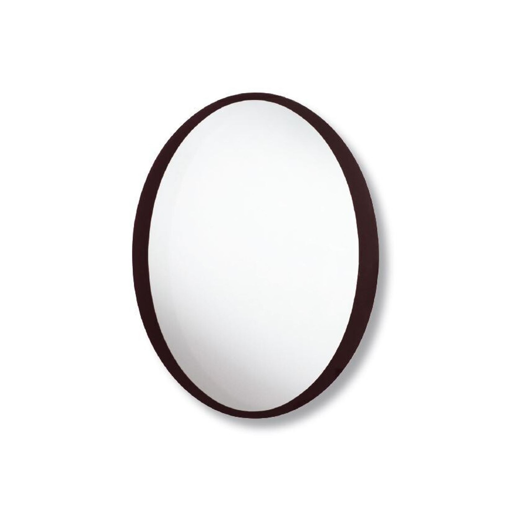 Nero Oval Mirror with Hidden Fittings gallery detail image