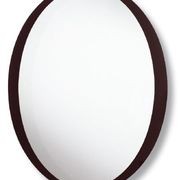 Nero Oval Mirror with Hidden Fittings gallery detail image