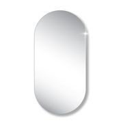 Polished Edge Obround Mirror with Hidden Fittings gallery detail image