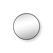 Nero Round Mirror with Hidden Fittings gallery detail image