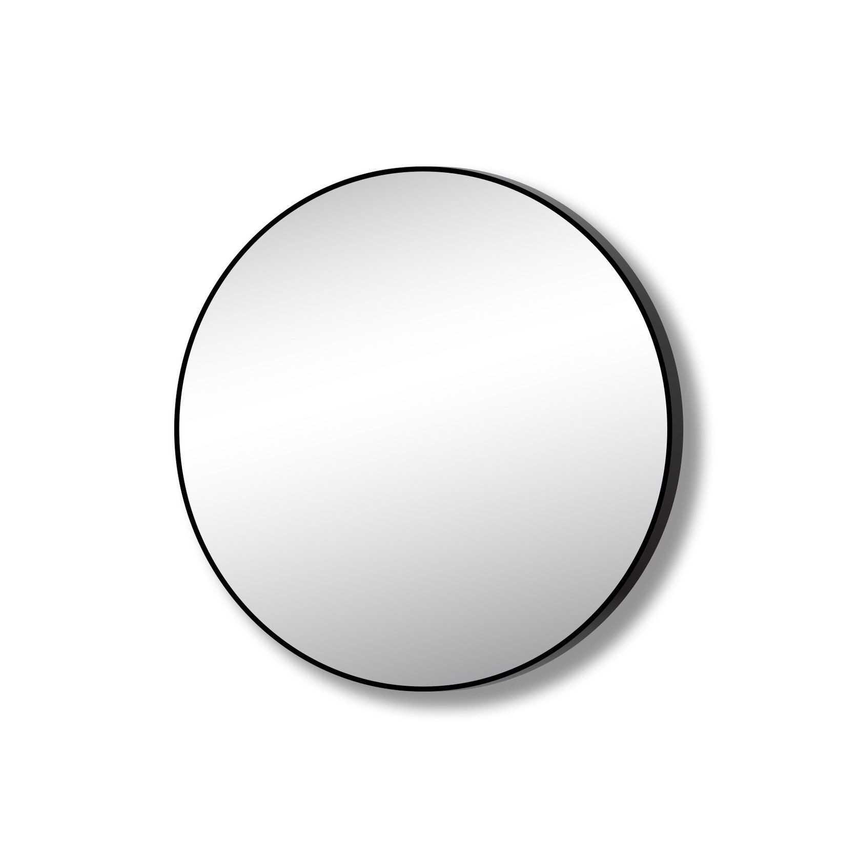 Oscuro Circle Mirror with Fixings gallery detail image