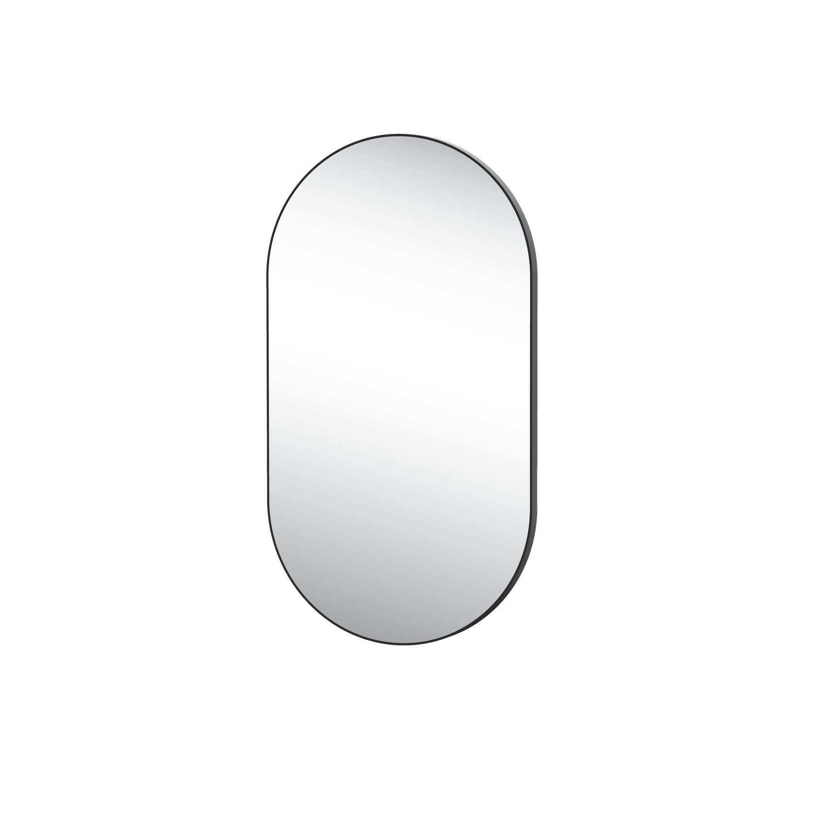 Oscuro Obround Mirror with Fixings gallery detail image