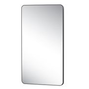 Oscuro Radius Corners Mirror with Fixings gallery detail image