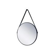 Black Aluminium Mirror with Strap gallery detail image