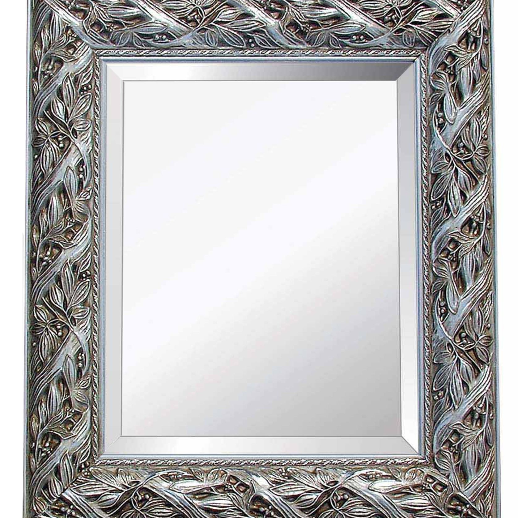 i015 Bergamo Silver Mirror gallery detail image