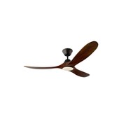 Milano Ceiling Fan - Junior Pewter Light Walnut Blade gallery detail image