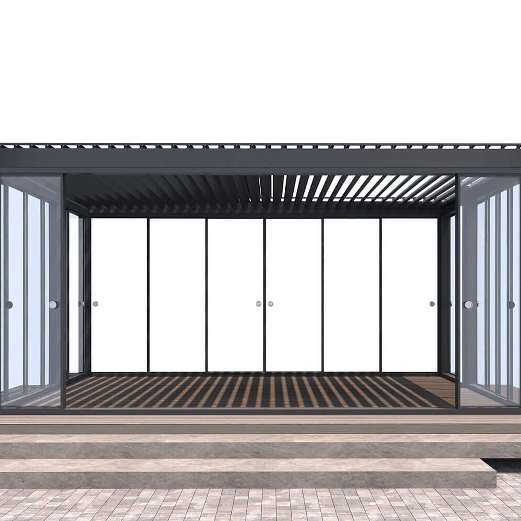 Glass Sliding Door For Tasman Freestanding Pergola gallery detail image