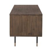 HAMILTON Entertainment TV Unit Solid Acacia Wood 200cm - Toffee Colour gallery detail image