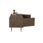 HAMILTON Entertainment TV Unit Solid Acacia Wood 200cm - Toffee Colour gallery detail image