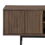 HAMILTON Entertainment TV Unit Solid Acacia Wood 200cm - Toffee Colour gallery detail image