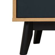 CASTOR Entertainment TV Unit 180cm - Natural, Navy Blue & Black gallery detail image