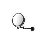 Wall Mount Magnify Mirror - Black gallery detail image