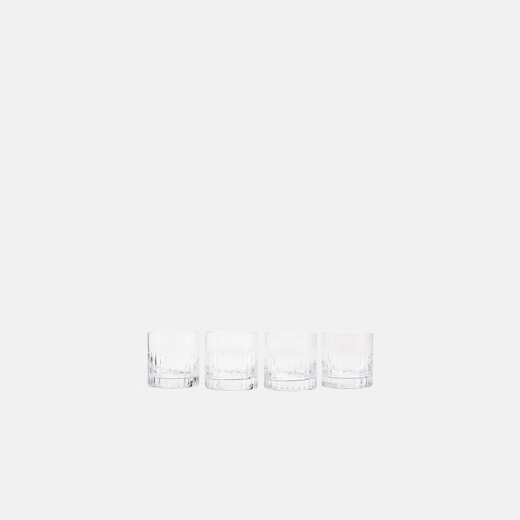 Soho Home | Roebling Cut Crystal Rocks Glass | Set 4 gallery detail image