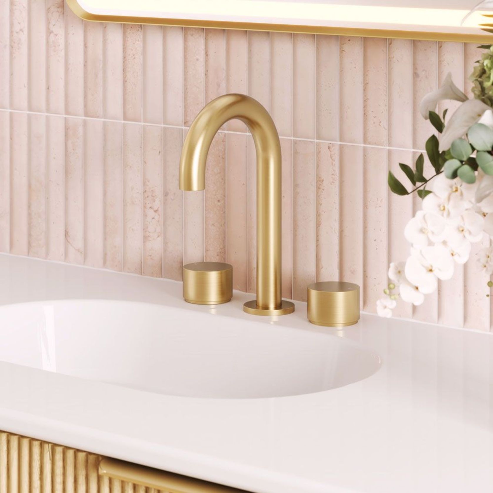 Kaya Round Hob Set, Round Taps gallery detail image