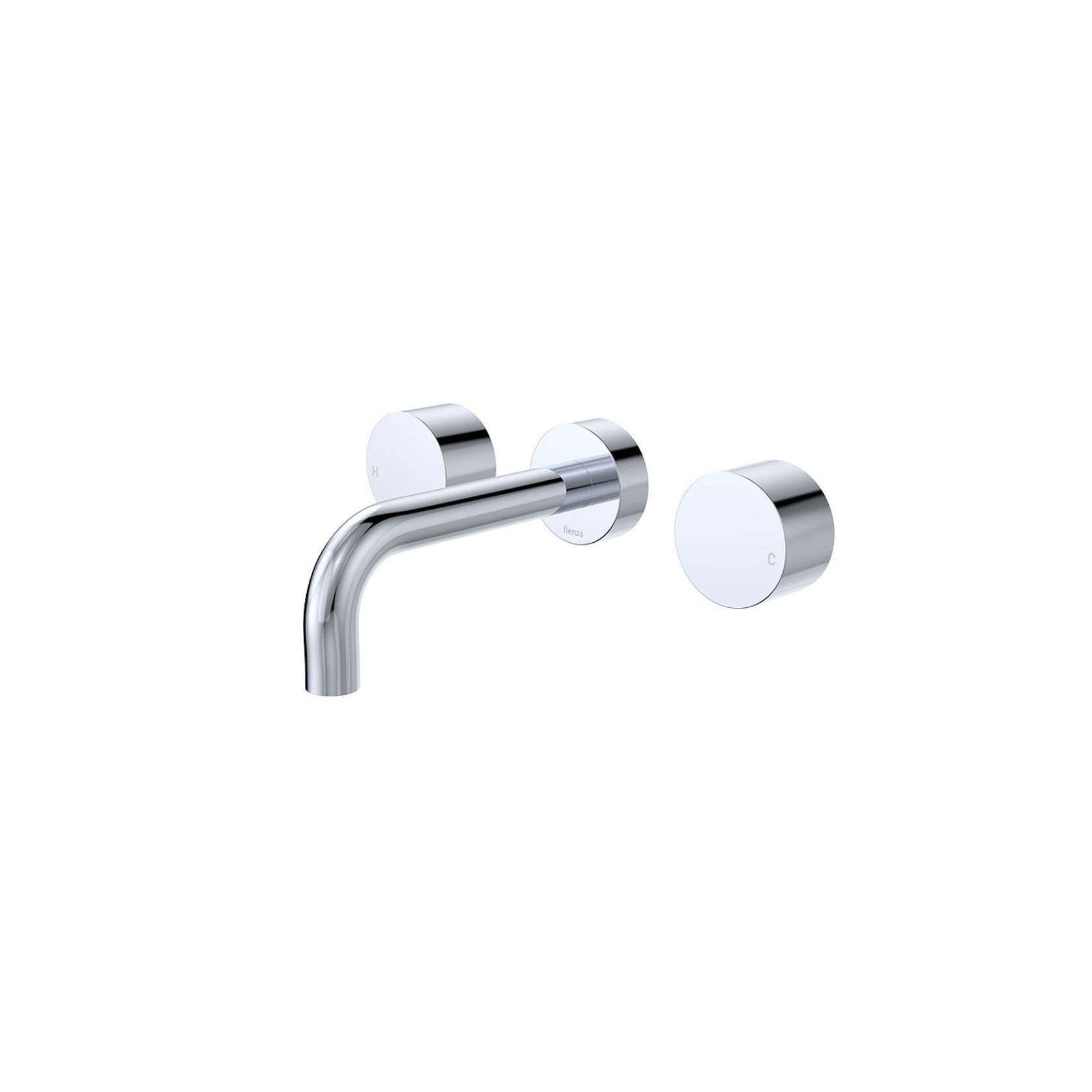 Kaya Wall Set, Round Taps, 130mm Outlet gallery detail image