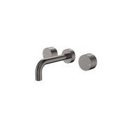 Kaya Wall Set, Round Taps, 130mm Outlet gallery detail image
