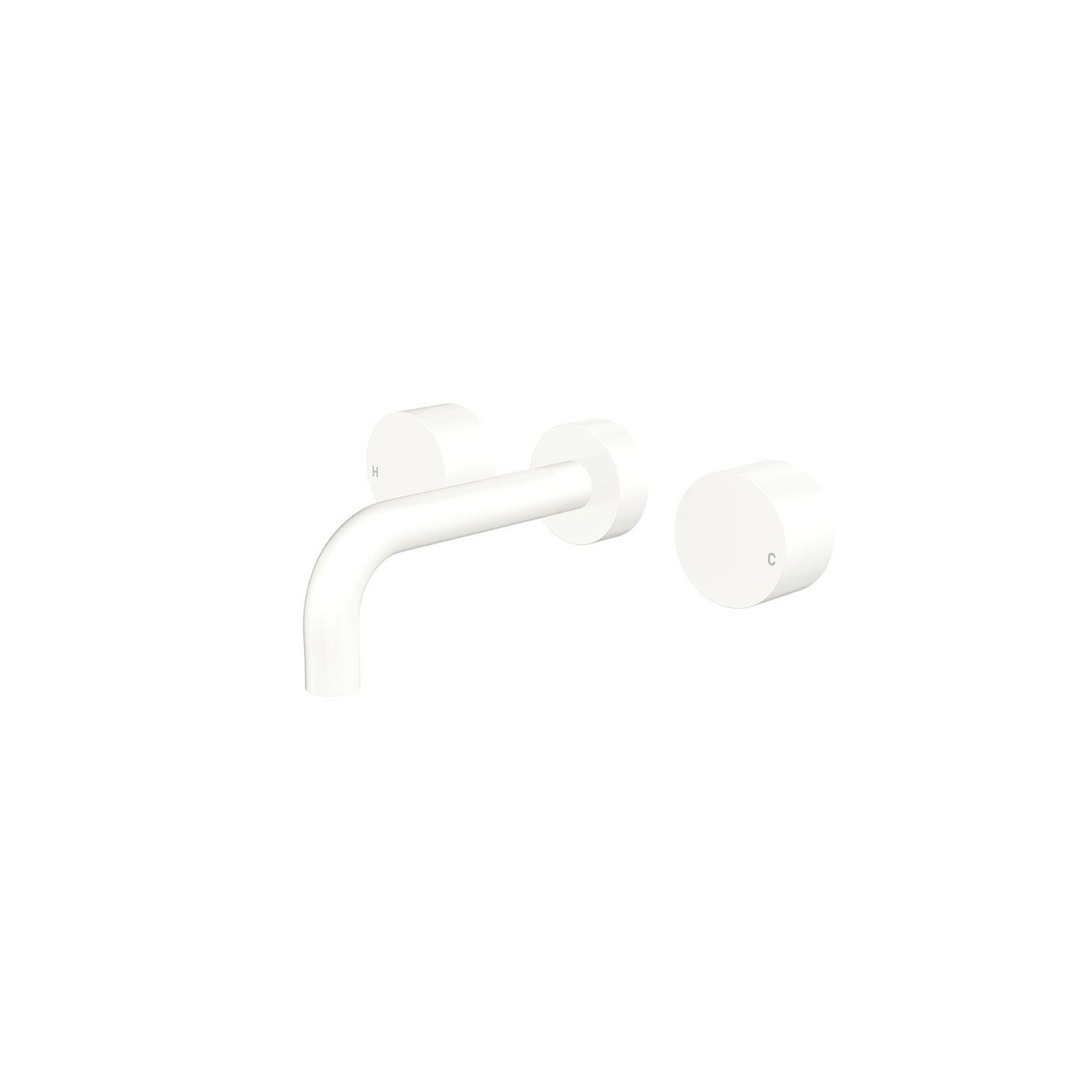 Kaya Wall Set, Round Taps, 130mm Outlet gallery detail image