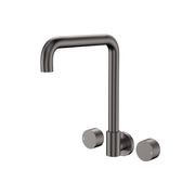 Kaya Squareline Wall Set, Round Taps gallery detail image