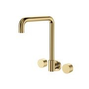 Kaya Squareline Wall Set, Round Taps gallery detail image