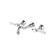Lillian Lever Basin/Bath Wall Set with Ceramic Handle gallery detail image