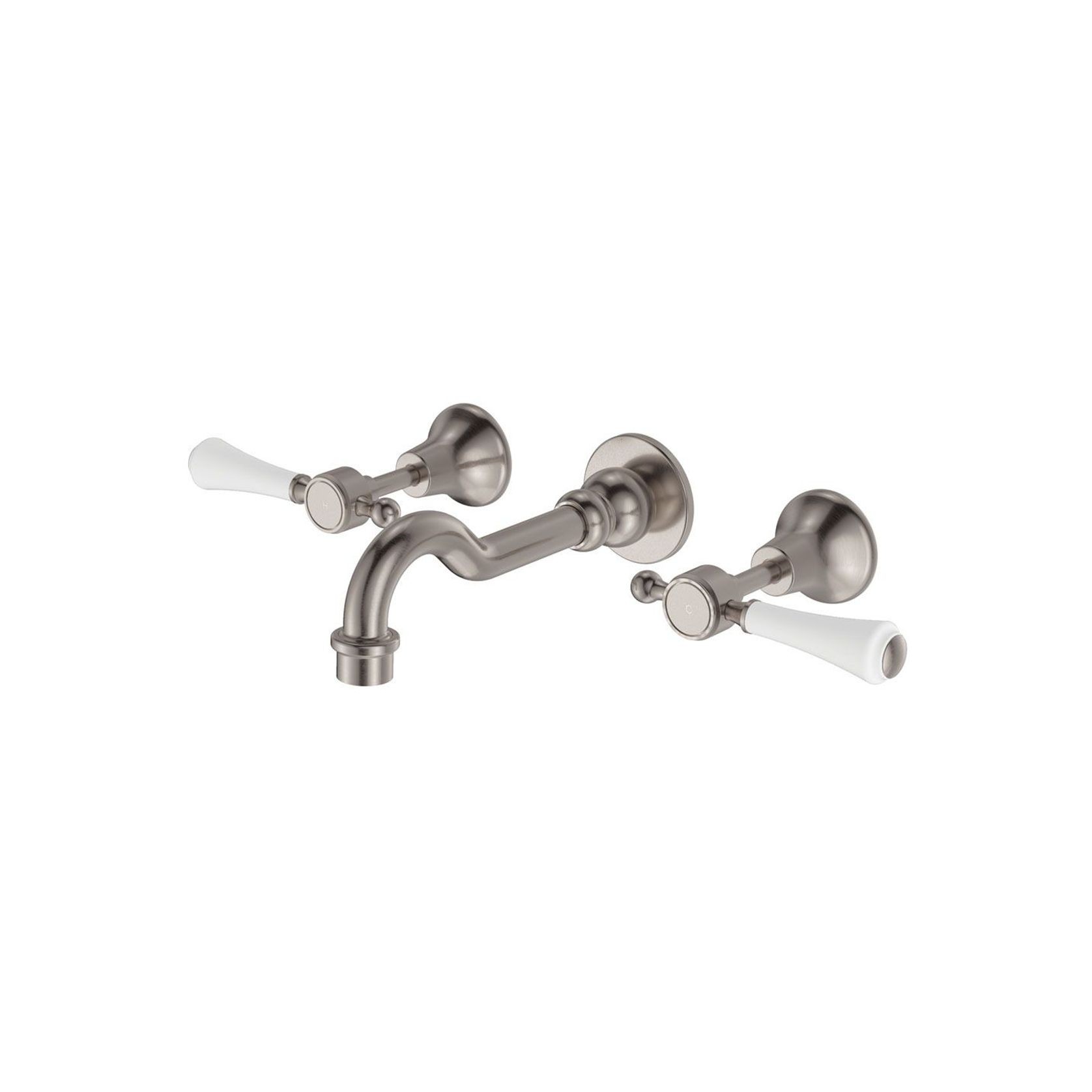 Lillian Lever Basin/Bath Wall Set with Ceramic Handle gallery detail image