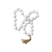 Large White Bead Garland Hanging gallery detail image
