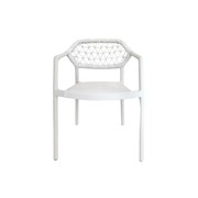 Sarah Outdoor Dining Chair - Light Grey gallery detail image