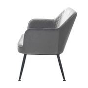BERRIE 2 Seater Sofa - Grey gallery detail image