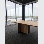 Double T Oak Boardroom Table gallery detail image
