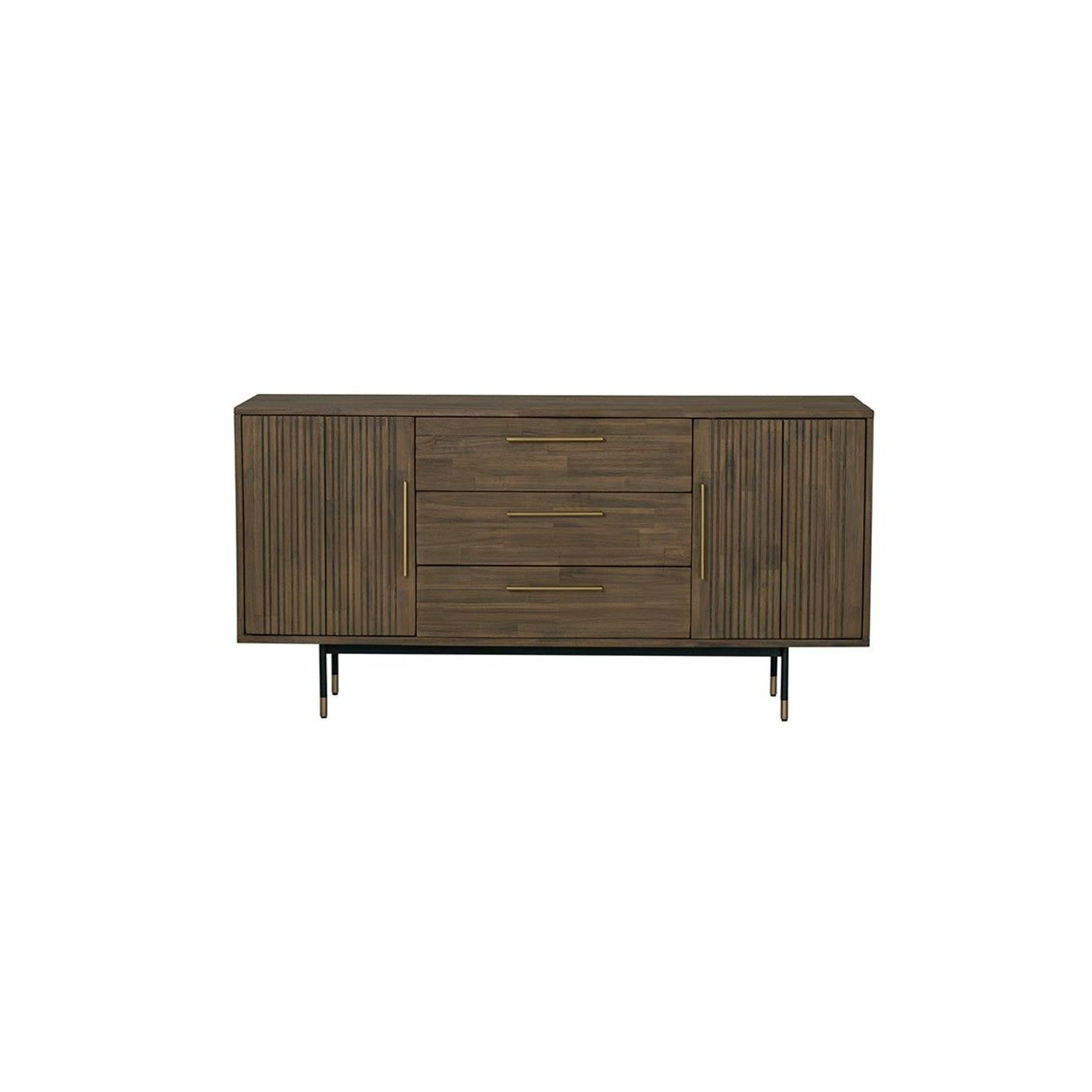 HAMILTON Sideboard Buffet Solid Acacia Wood 160cm - Toffee Colour gallery detail image