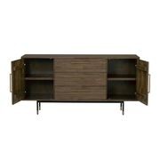 HAMILTON Sideboard Buffet Solid Acacia Wood 160cm - Toffee Colour gallery detail image