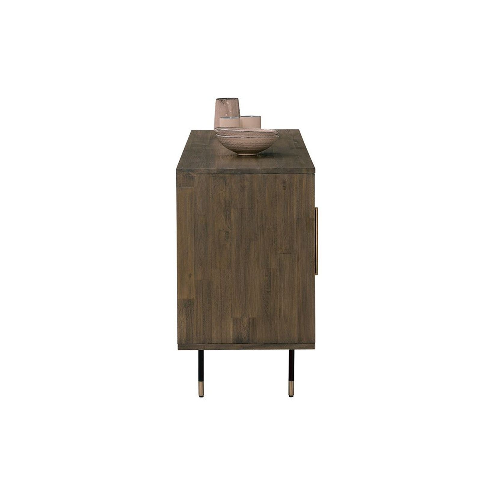 HAMILTON Sideboard Buffet Solid Acacia Wood 160cm - Toffee Colour gallery detail image