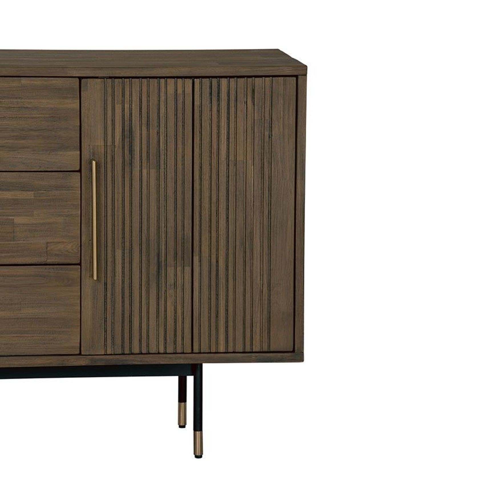 HAMILTON Sideboard Buffet Solid Acacia Wood 160cm - Toffee Colour gallery detail image