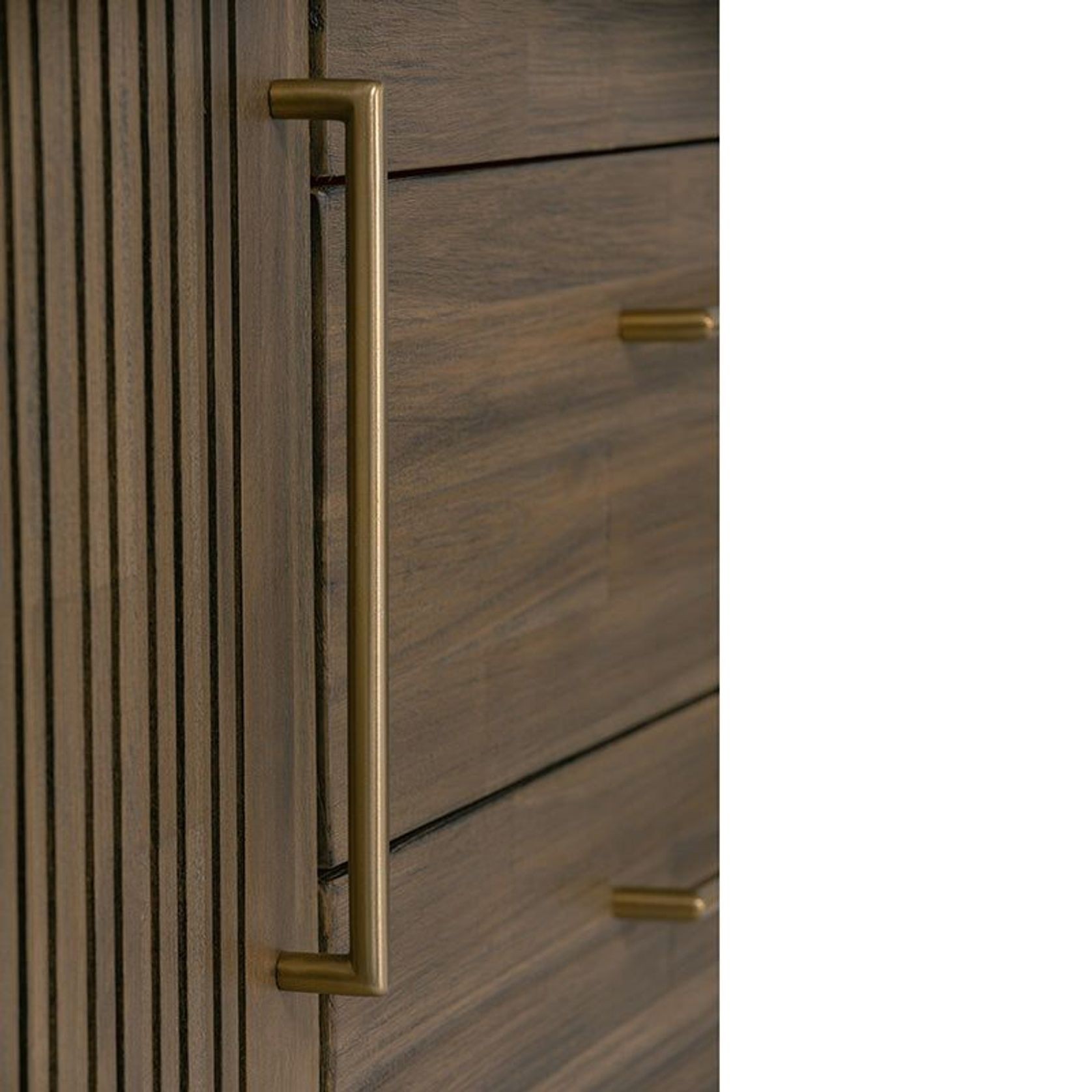 HAMILTON Sideboard Buffet Solid Acacia Wood 160cm - Toffee Colour gallery detail image