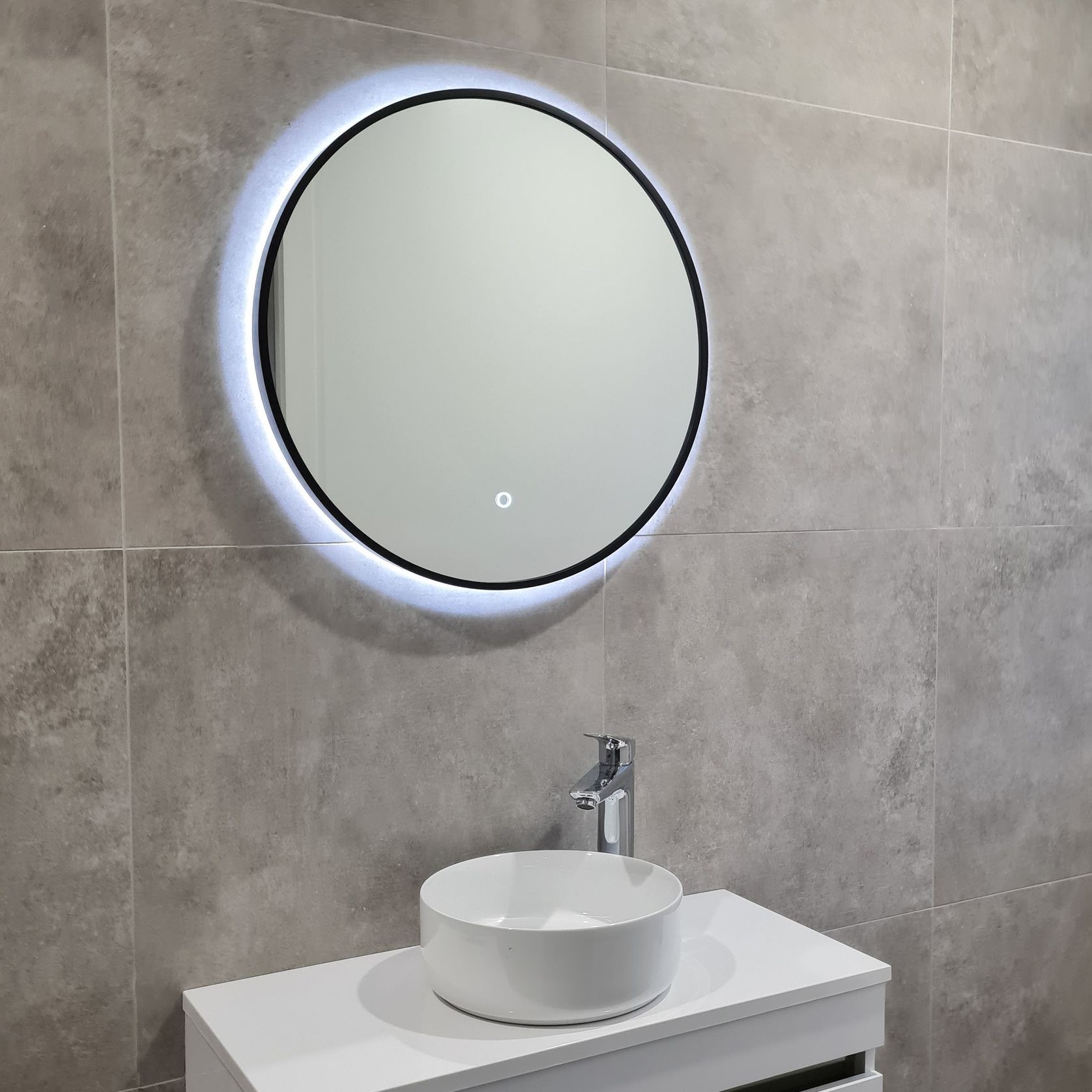 Granada LED Backlit Mirror with Demister gallery detail image