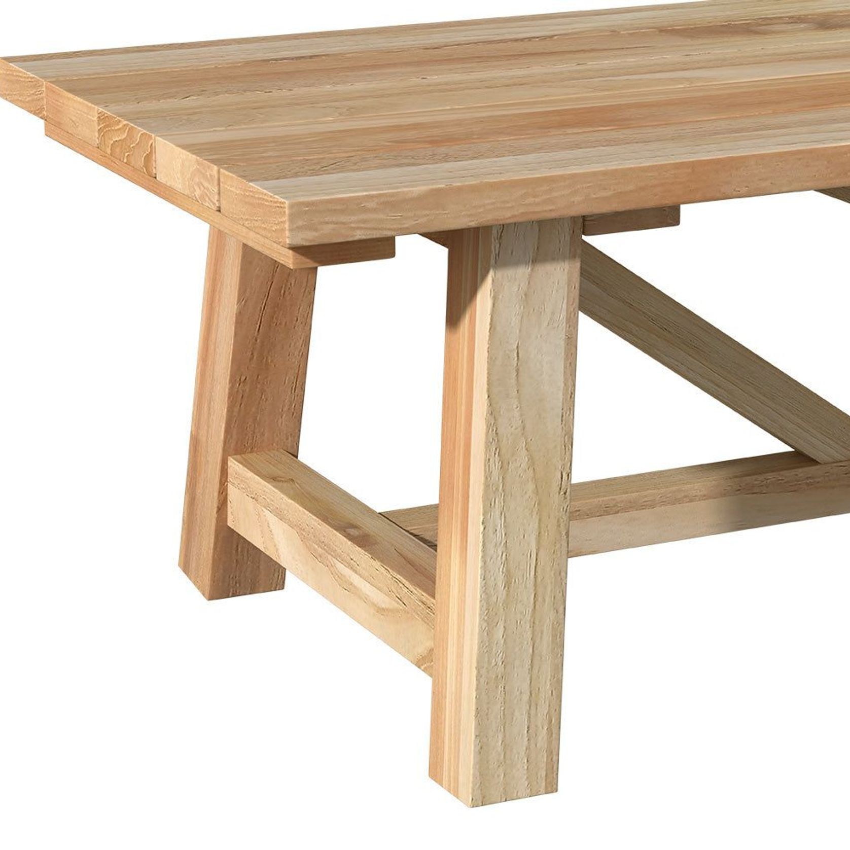 Titan Outdoor Teak Dining Table 300cm gallery detail image